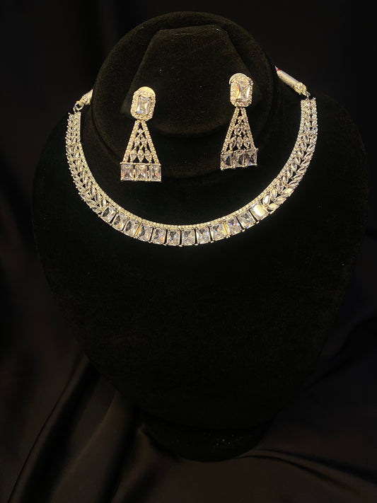 1 Karat Necklace with earrings